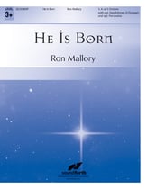 He Is Born Handbell sheet music cover